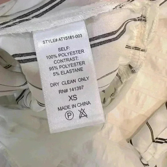 Womens Asos ASTR the label black and white striped body suit size XS - Picture 6 of 6